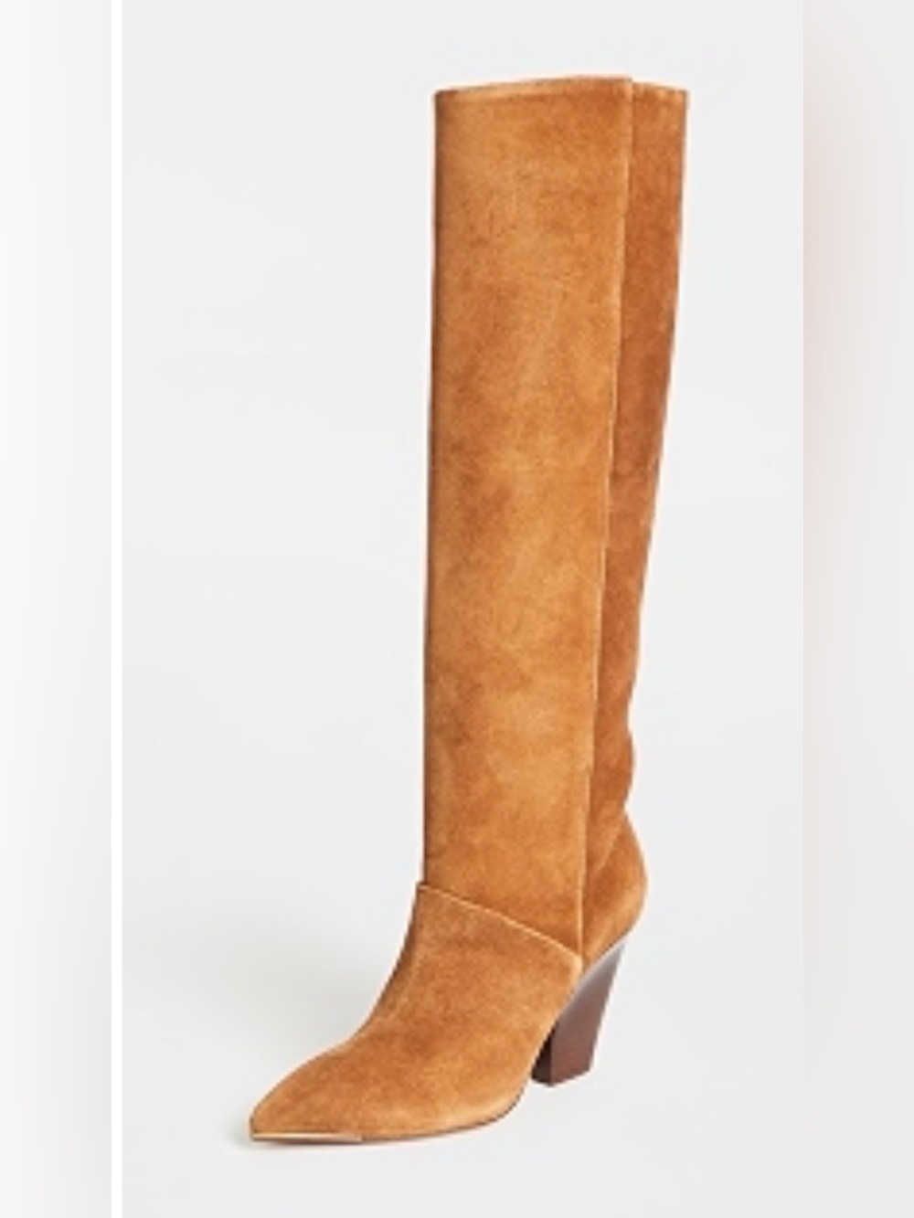 Tory Burch “Lila” Tan Suede Knee-high Boot Size 6